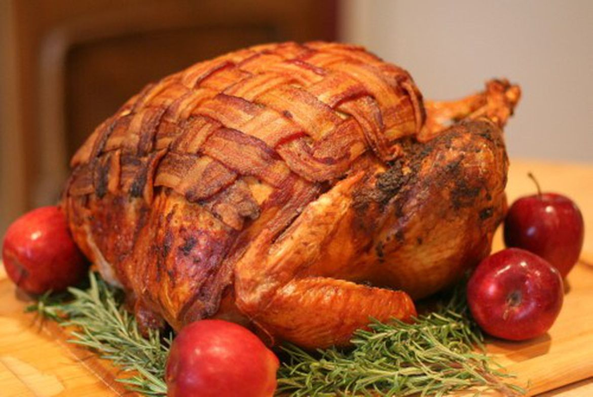 Thanksgiving Turkey With Bacon
 Make your holidays weird with bizarre turkey creations