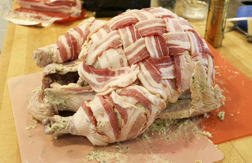 Thanksgiving Turkey With Bacon
 Bacon Wrapped Turkey