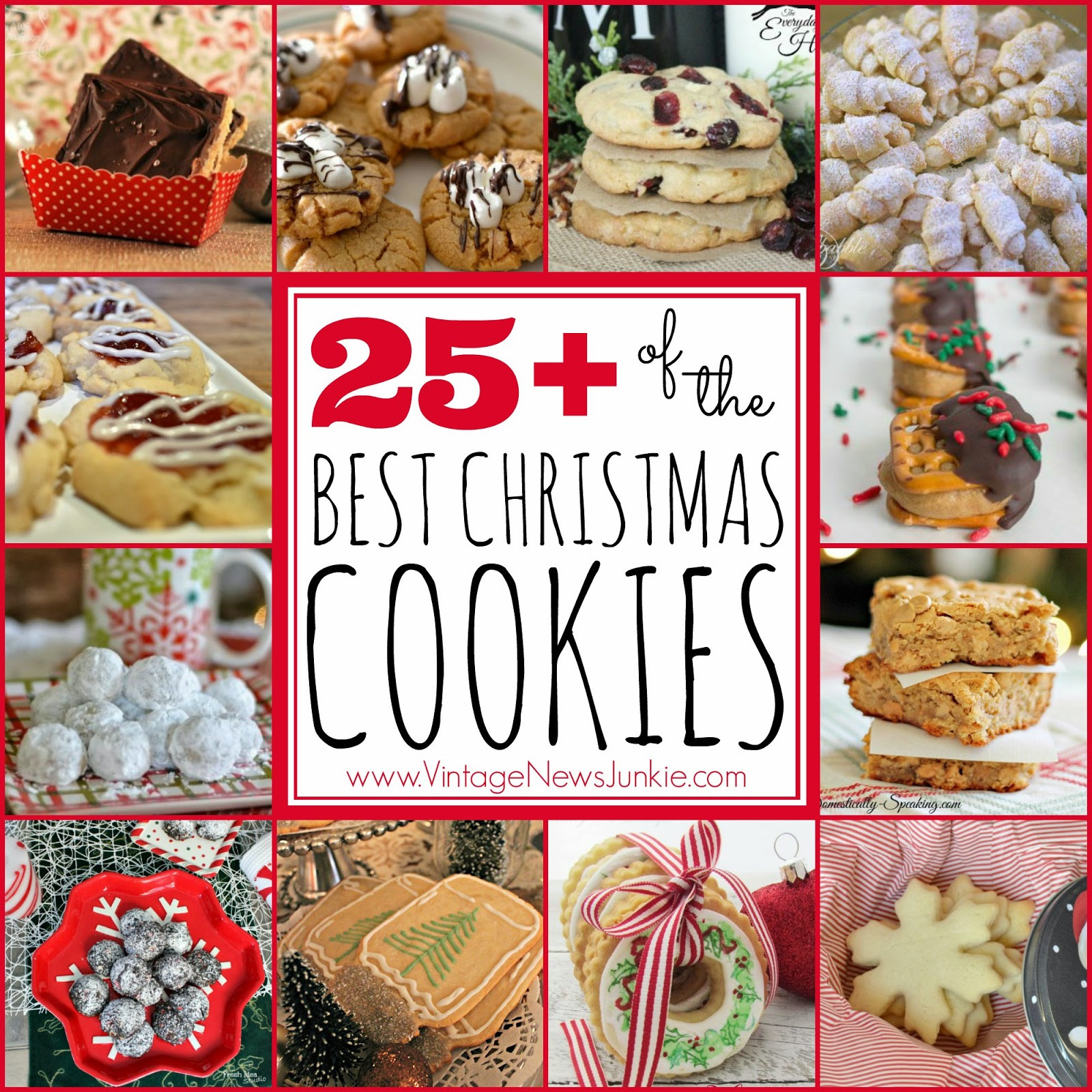 The Best Christmas Cookies
 25 OF THE BEST CHRISTMAS COOKIE RECIPES Handy DIY