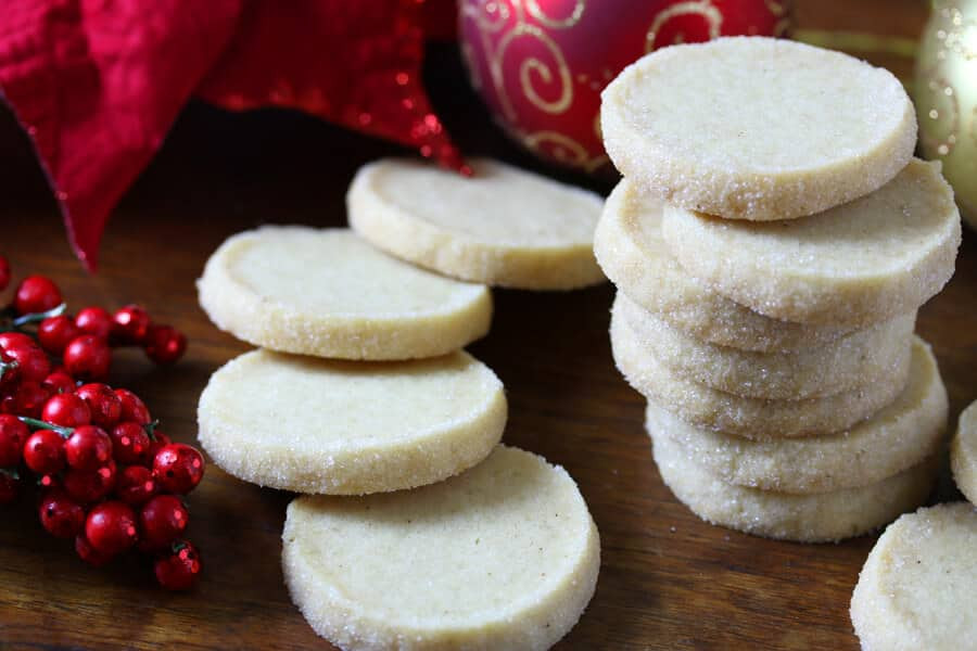 Traditional German Christmas Desserts
 Heidesand Traditional German Browned Butter Shortbread