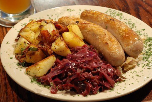 Traditional German Christmas Dinner
 Traditional German dinner European Foods