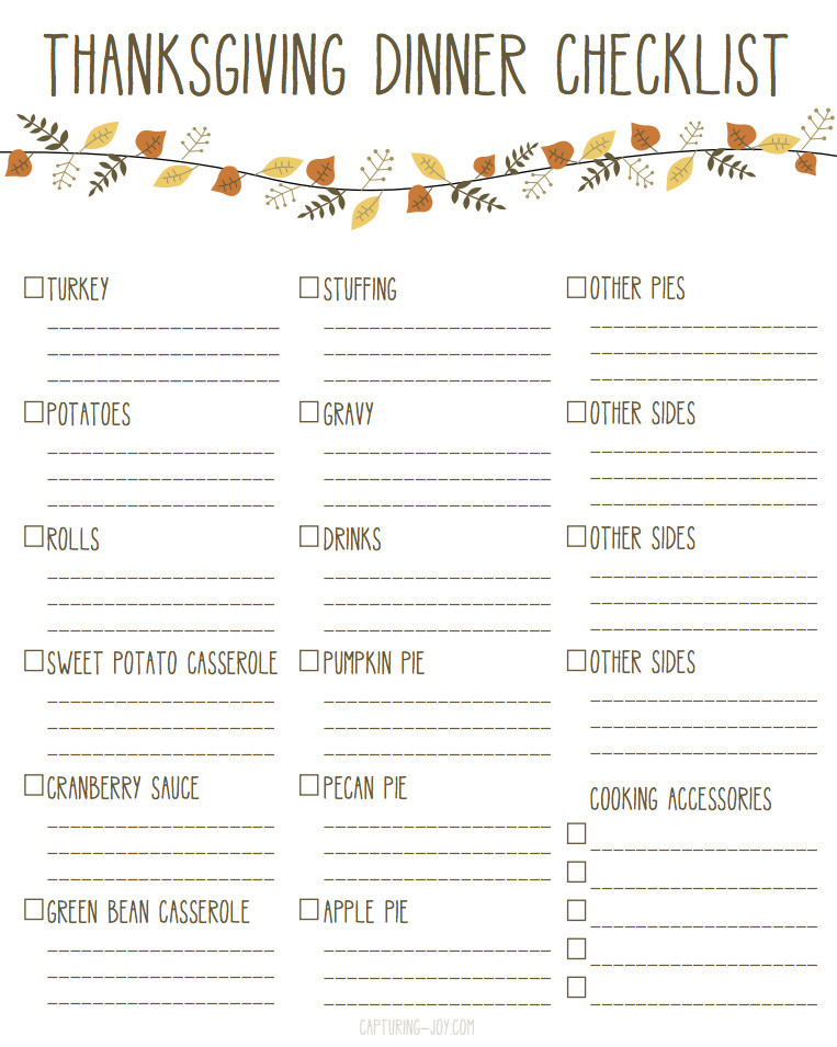 The Best Traditional Thanksgiving Dinner Menu List Best Diet And 