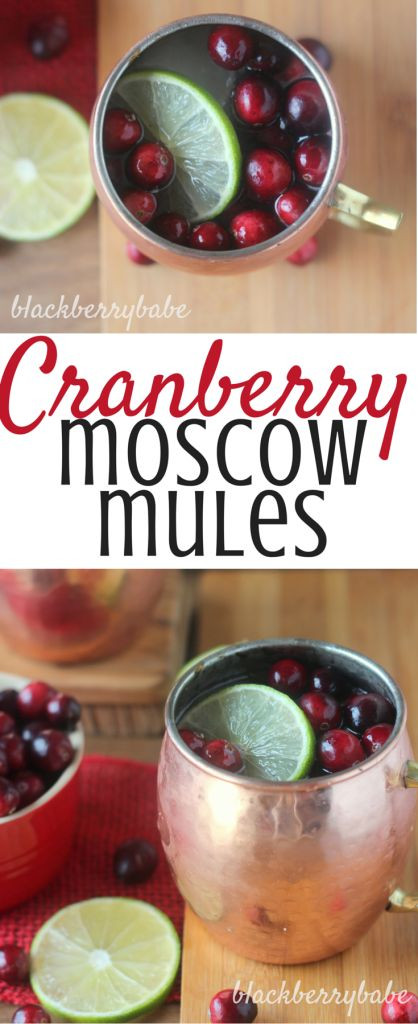 Traditional Thanksgiving Drinks
 Cranberry Moscow Mules are the perfect EASY Thanksgiving