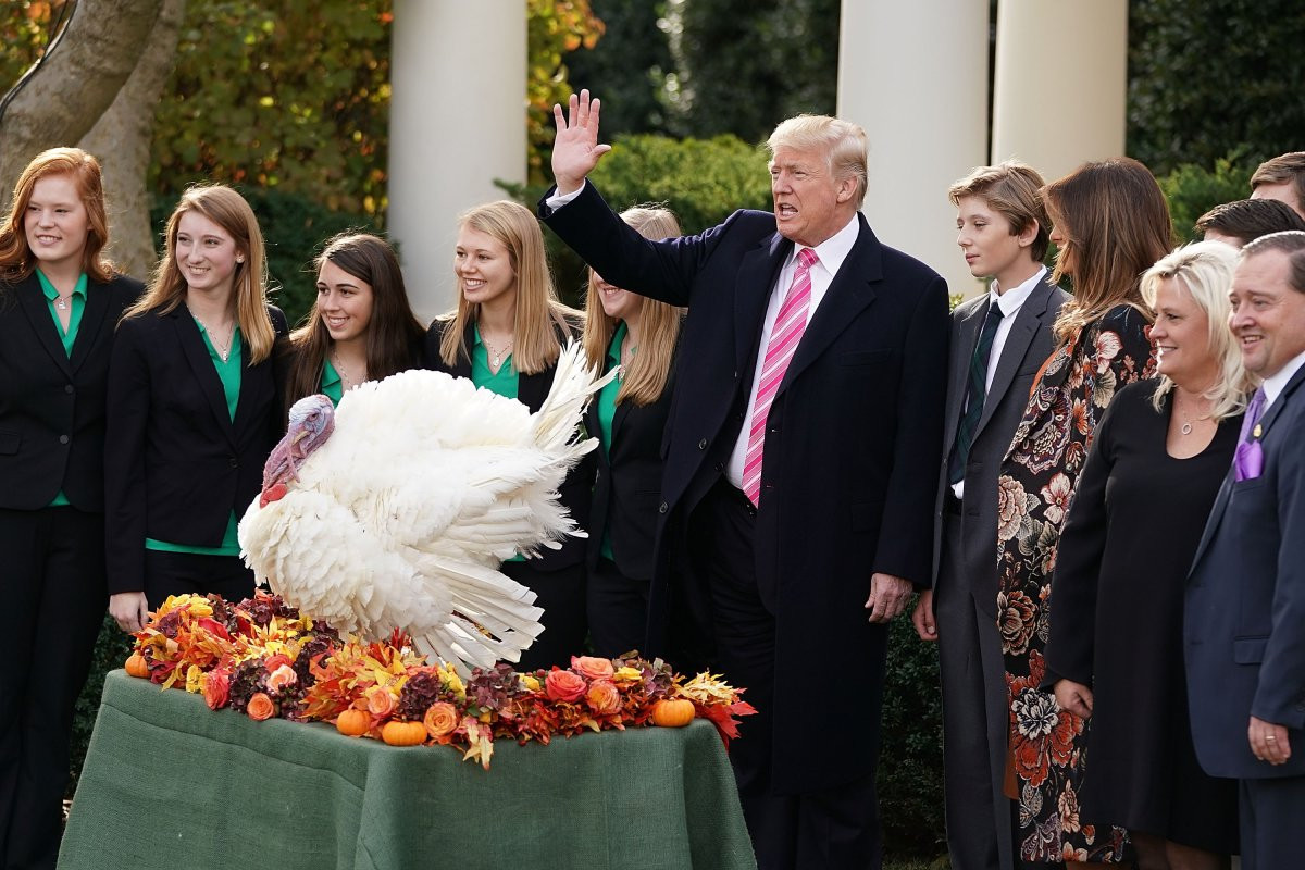 Trump Thanksgiving Turkey
 President Trump’s Mar a Lago Thanksgiving
