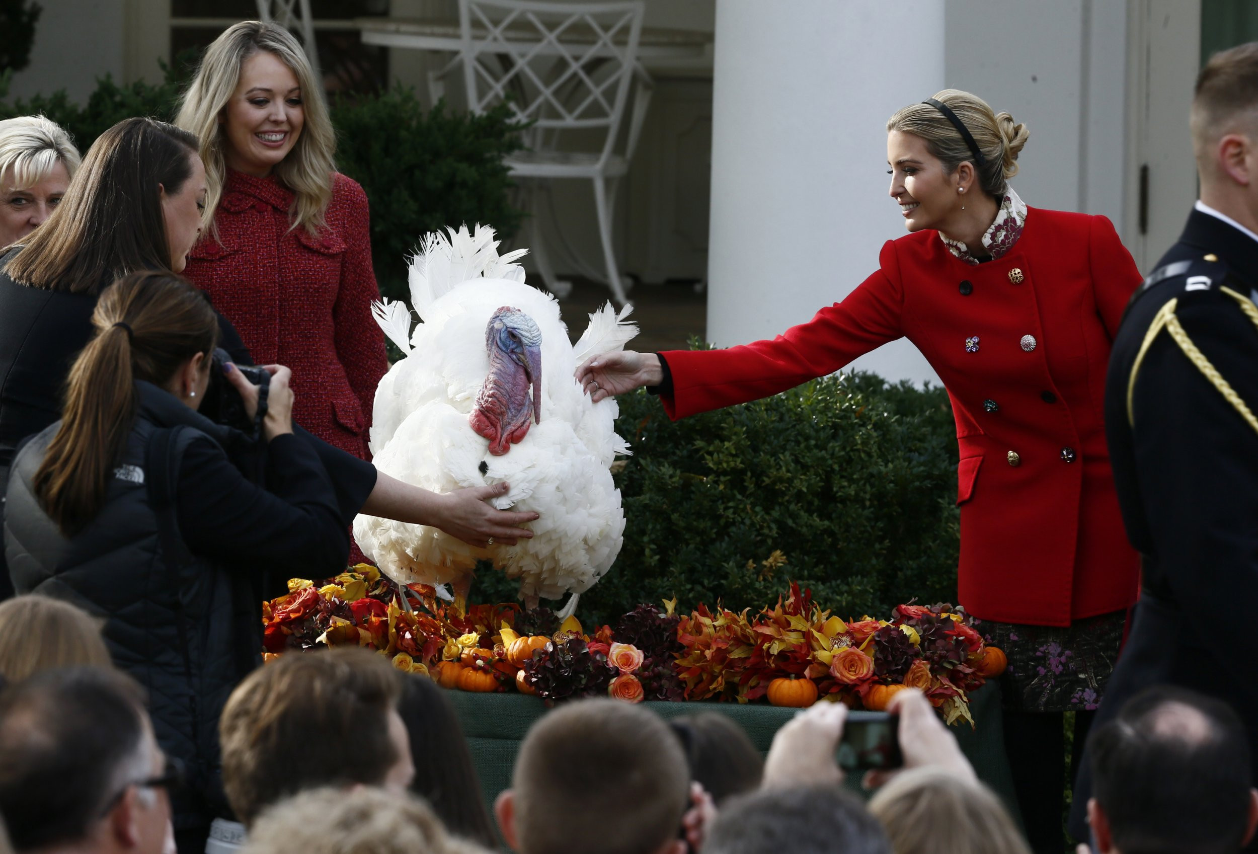 Trump Thanksgiving Turkey
 Donald Trump s Kids Celebrate His First Thanksgiving As
