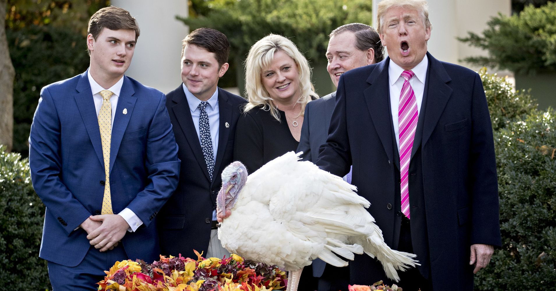 Trump Thanksgiving Turkey
 Trump Pardons Turkey In Thanksgiving Ceremony You Didn t