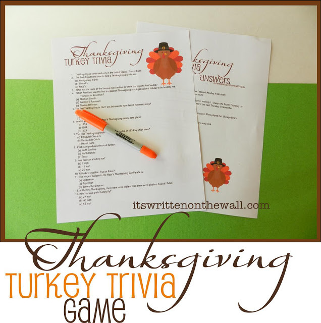 Turkey And Thanksgiving Facts
 It s Written on the Wall Freebie Thanksgiving Turkey