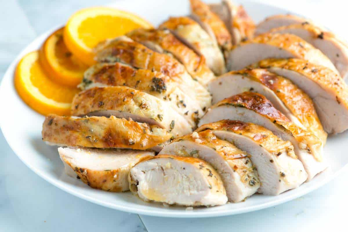 Turkey Breasts For Thanksgiving
 Garlic Herb Roasted Turkey Breast Recipe with Orange