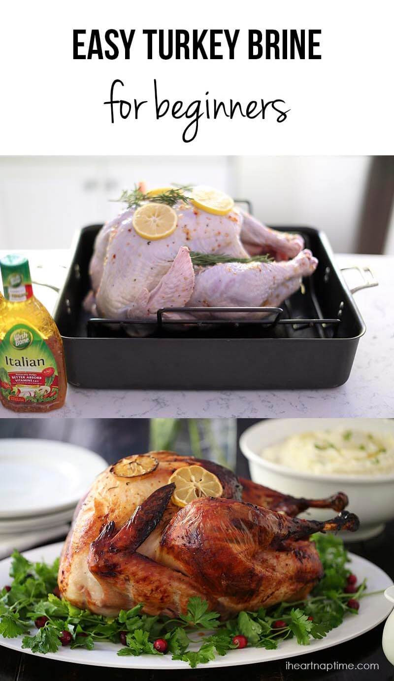 Turkey Brining Recipes Thanksgiving
 EASY 3 Ingre nt Turkey Brine Recipe I Heart Naptime