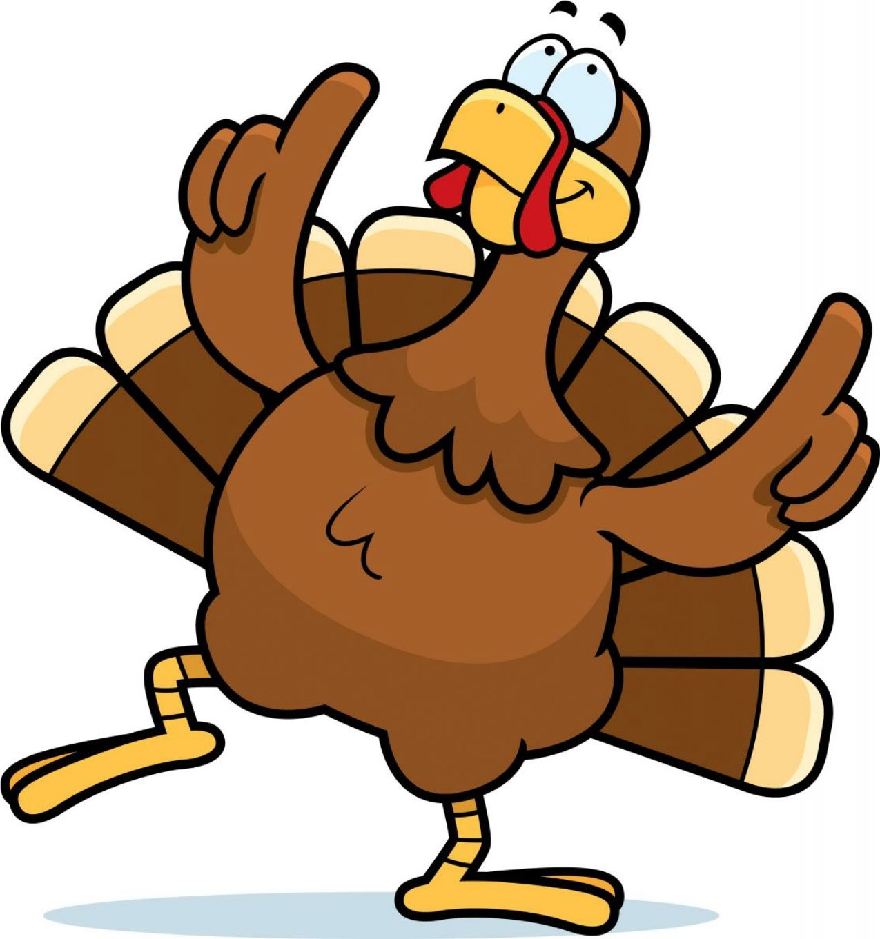 Turkey Cartoon Thanksgiving
 Dancing Turkey Clipart – 101 Clip Art