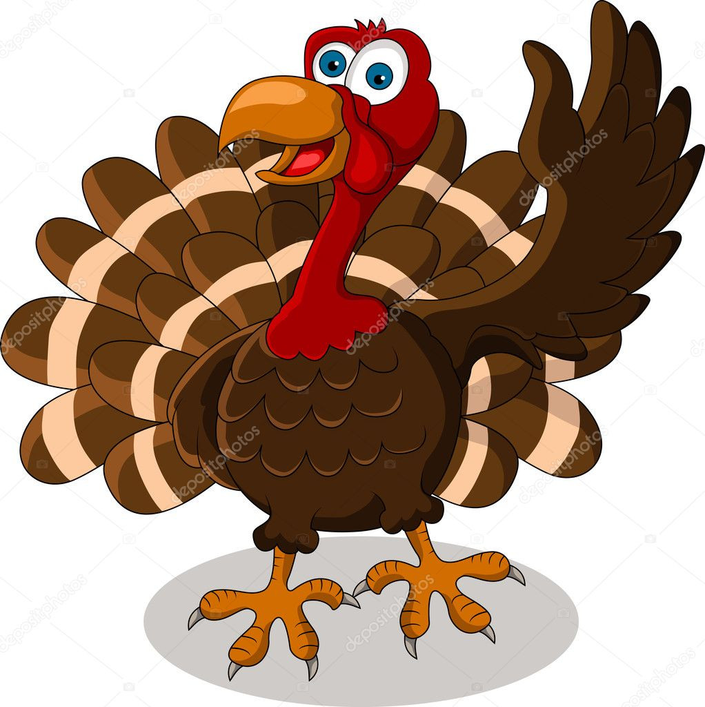 Turkey Cartoon Thanksgiving
 Cute turkey cartoon — Stock Vector © starlight789