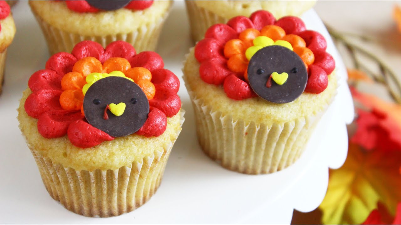 Turkey Cupcakes For Thanksgiving
 How to Make Thanksgiving Turkey Cupcakes