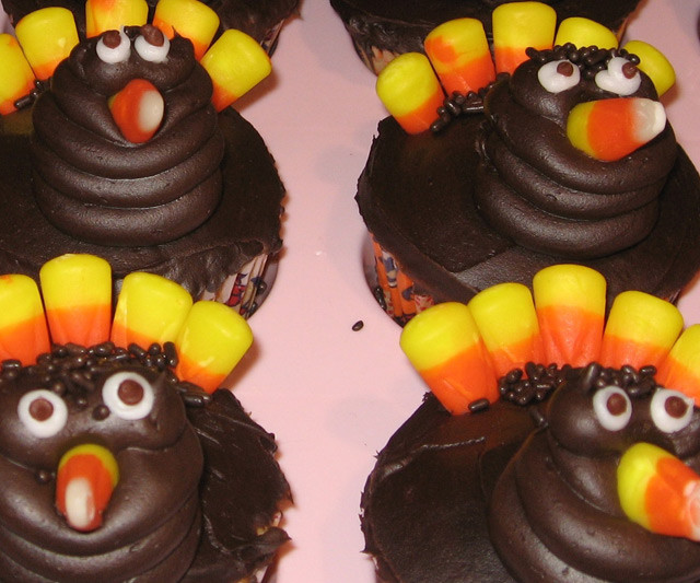 Turkey Cupcakes For Thanksgiving
 Thanksgiving Turkey Cupcakes Recipe