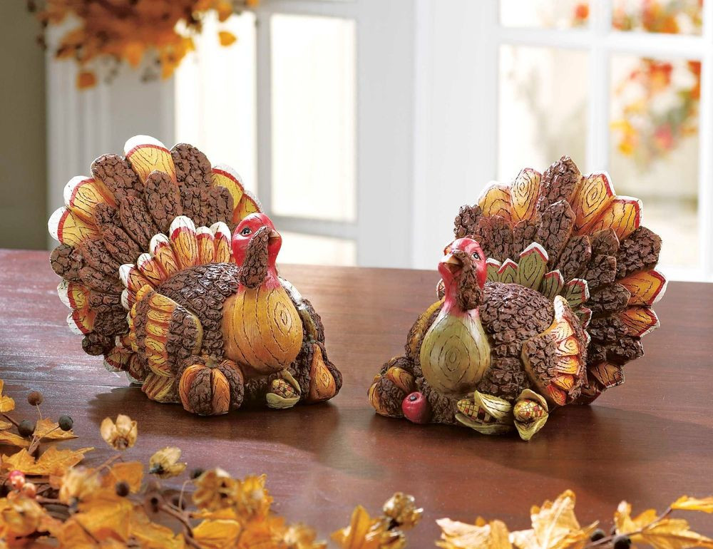 Turkey Figurines Thanksgiving
 Ganz Autumn Fall Thanksgiving Holiday Turkey Figurine