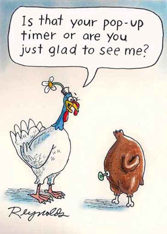 Turkey Humor Thanksgiving
 Thanksgiving Turkey Glad to See Me