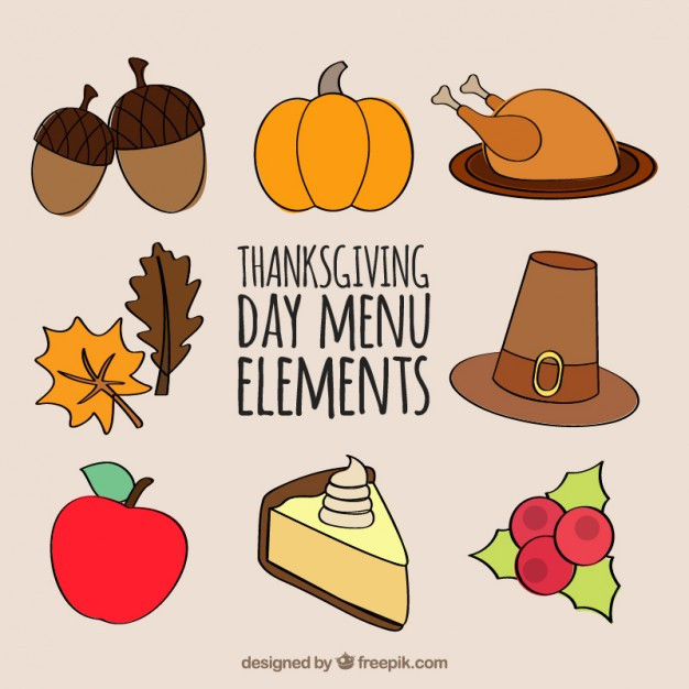 Turkey Icon For Thanksgiving
 Thanksgiving Flat Icons Collection Vector