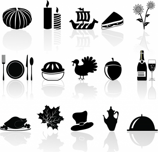 Turkey Icon For Thanksgiving
 Thanksgiving free vector 105 Free vector for