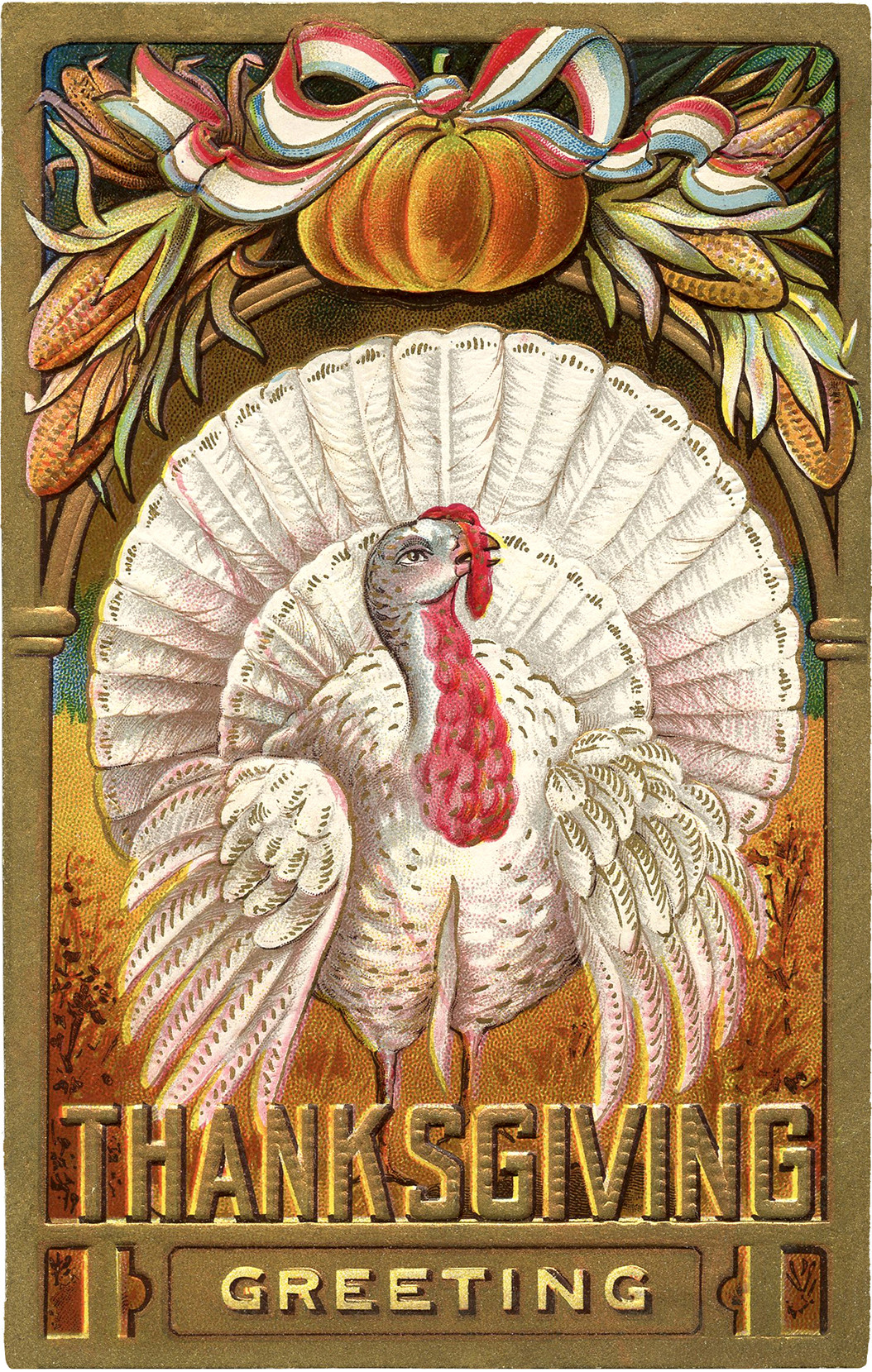 Turkey Images For Thanksgiving
 Thanksgiving Clip Art White Turkey The Graphics Fairy