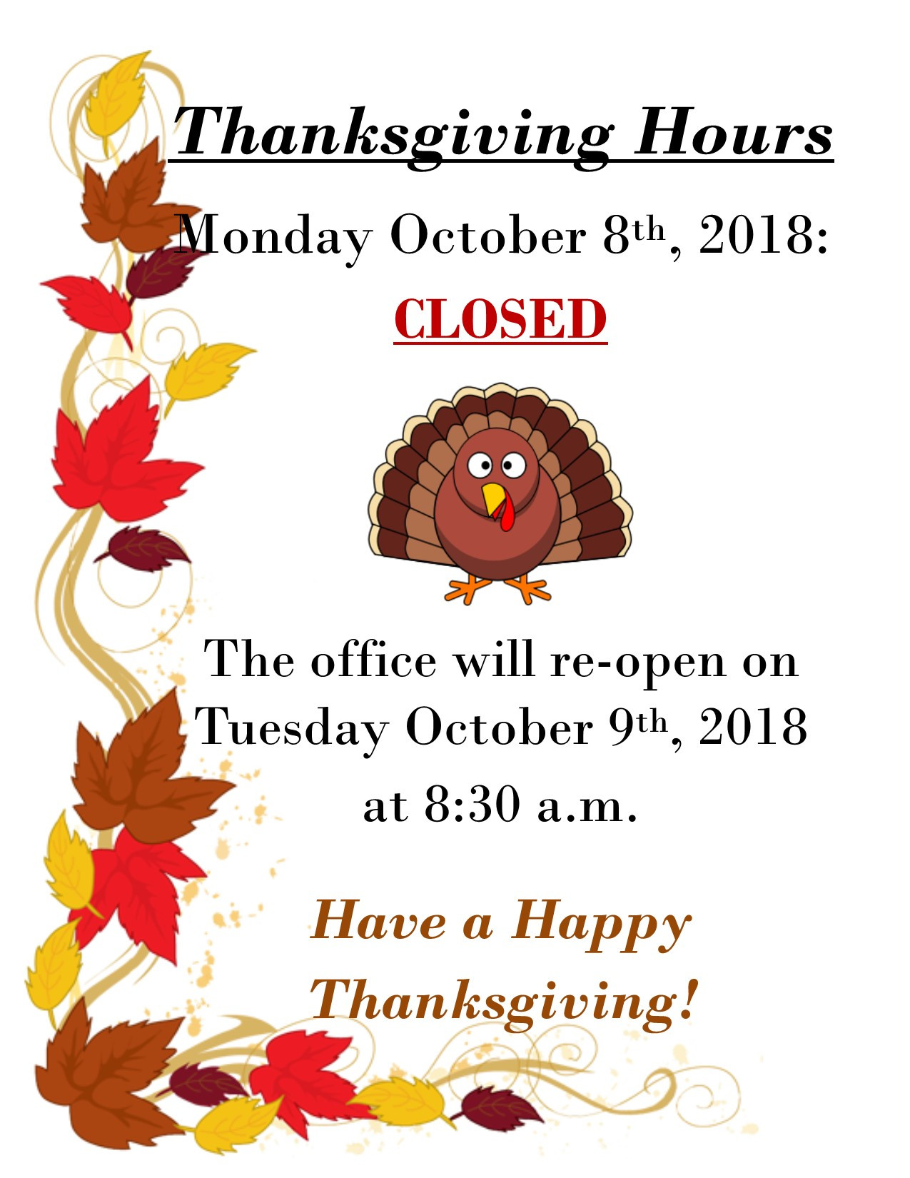 Turkey Prices For Thanksgiving 2019
 Horton Township