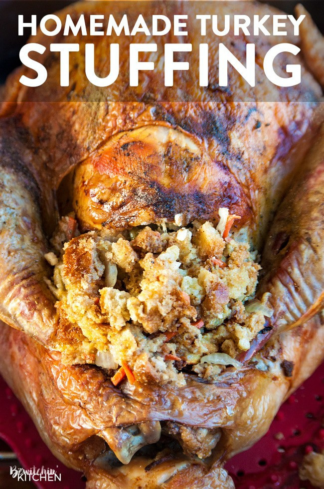 Turkey Stuffing Recipes For Thanksgiving
 Homemade Stuffing Recipe