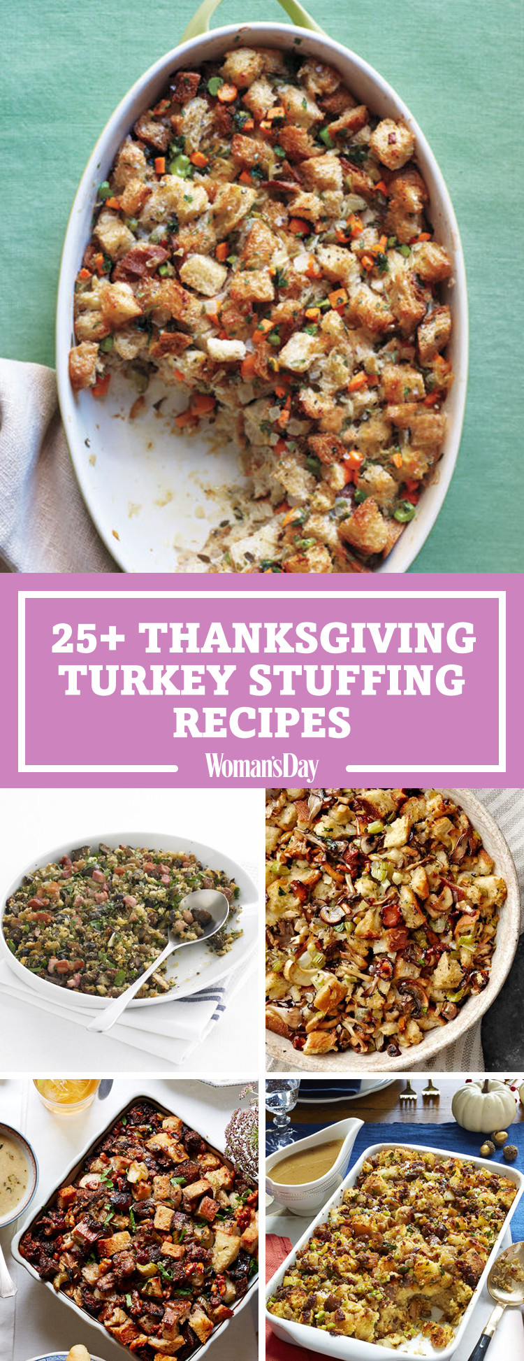 Turkey Stuffing Recipes For Thanksgiving
 28 Best Turkey Stuffing Recipes Easy Thanksgiving