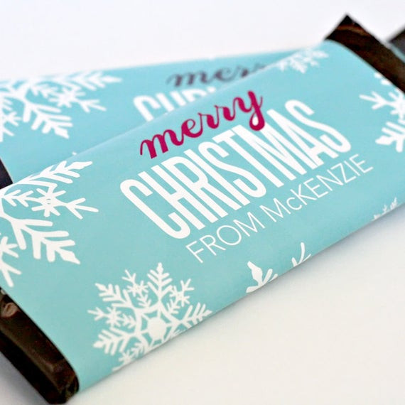 Unique Christmas Candy
 Personalized Christmas Candy Bar Wrappers Candy Bar Wrappers