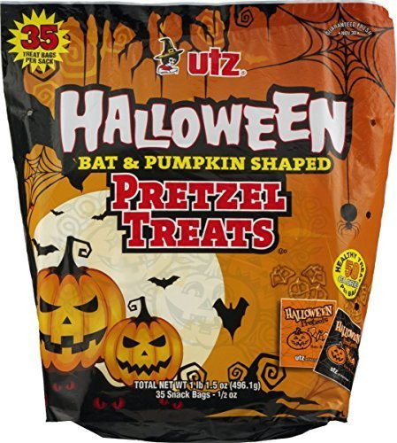 Utz Halloween Pretzels
 Utz Halloween Bat & Pumpkin Shaped Pretzel Treats 35
