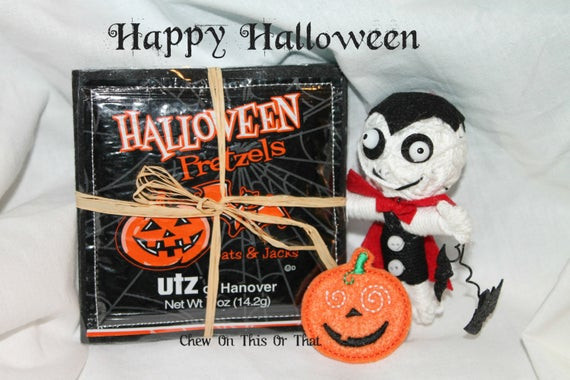 Utz Halloween Pretzels
 Halloween Utz Pretzel Coasters Set of 4 by Chew ThisOrThat