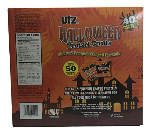 Utz Halloween Pretzels
 Utz Halloween Bat & Pumpkin Shaped Pretzel Treats 20 oz