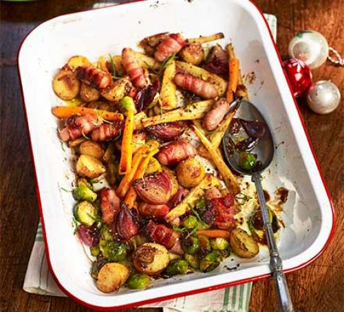 Veg For Christmas Dinner
 All the trimmings traybake recipe