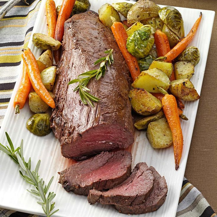 Veg For Christmas Dinner
 Beef Tenderloin with Roasted Ve ables