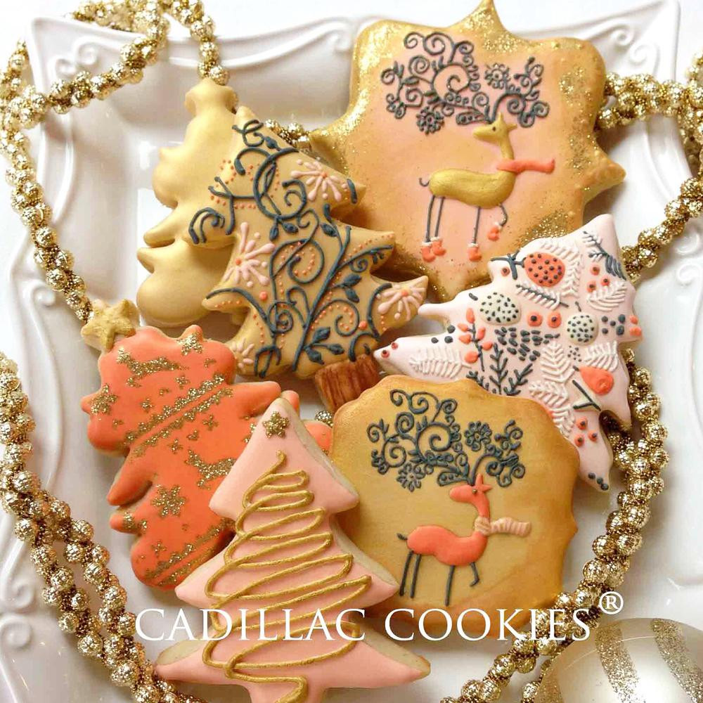 Vintage Christmas Cookies
 Glittery vintage Christmas