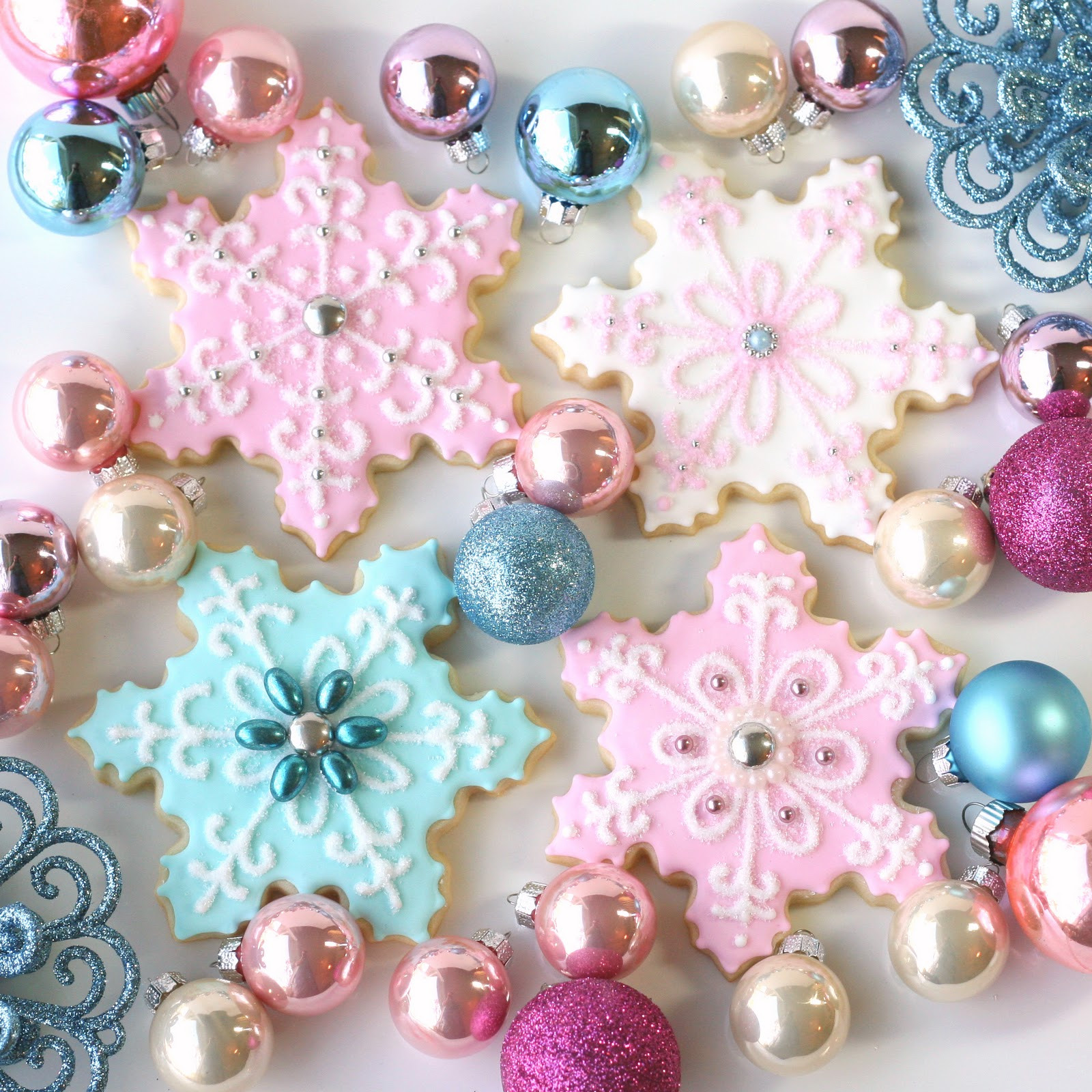 Vintage Christmas Cookies
 Vintage Pastel Christmas – Glorious Treats