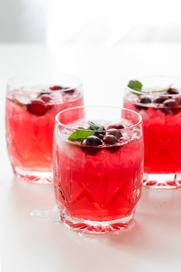 Vodka Christmas Drinks
 Sparkling Cranberry Vodka Punch