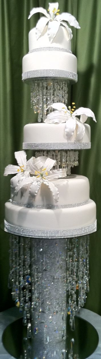 Waterfalls Wedding Cakes
 Best 25 Waterfall cake ideas on Pinterest