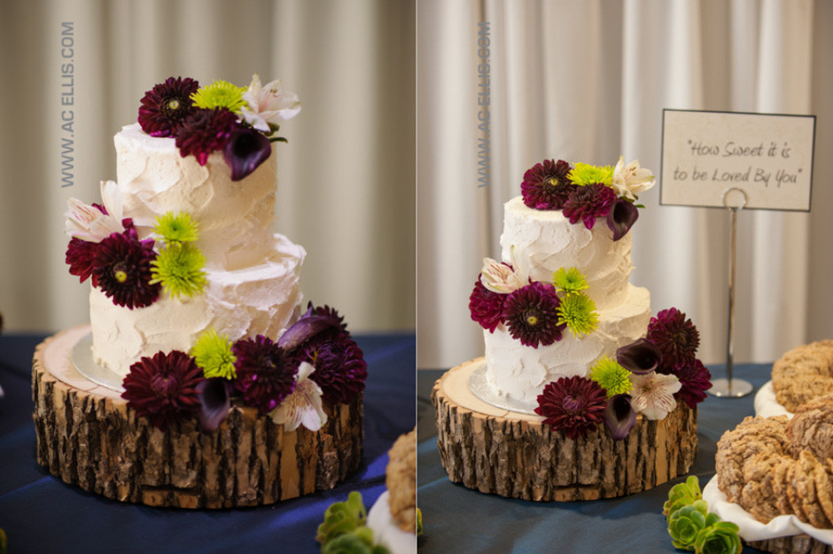 Wedding Cakes Sioux Falls
 Megan and Tyler’s Woodsy Wedding Cake The Cake Lady