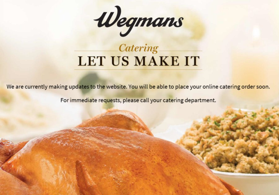 Wegmans Turkey Dinner Thanksgiving 2019
 Wegmans Catering ing Soon