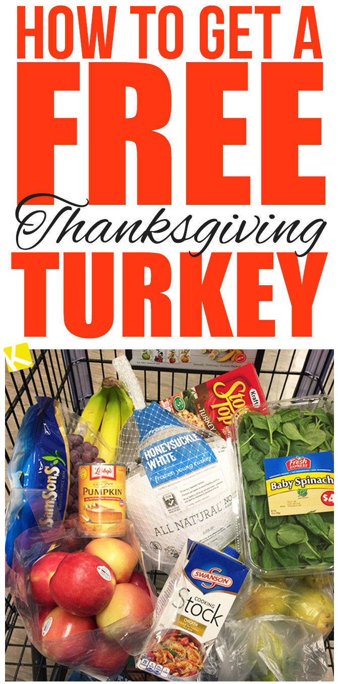 When Should I Buy My Turkey For Thanksgiving
 How to Get a Free Thanksgiving Turkey The Krazy Coupon Lady