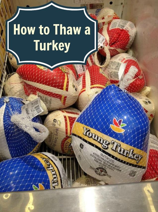 When To Thaw Turkey For Thanksgiving
 Holiday Food Safety How To Thaw A Turkey