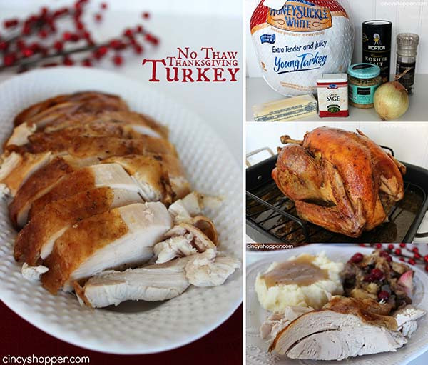 When To Thaw Turkey For Thanksgiving
 No Thaw Thanksgiving Turkey Recipe CincyShopper