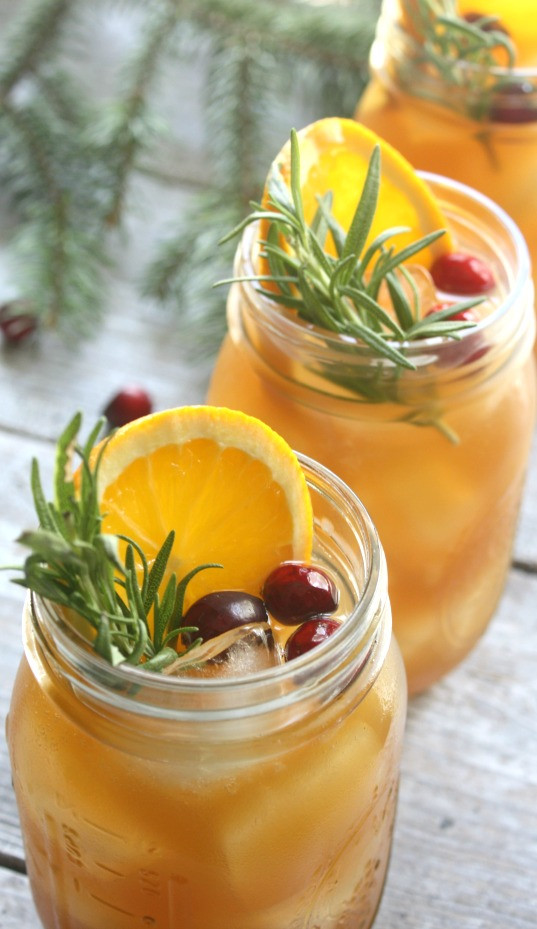 Whiskey Christmas Drinks
 Holiday Bourbon Punch Daily Appetite