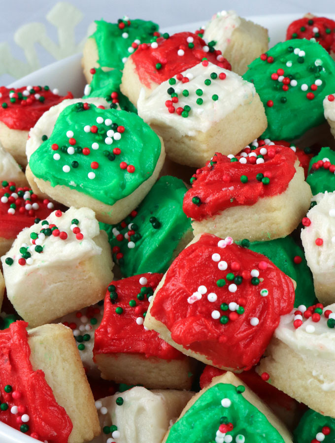 Yummy Christmas Cookies
 Christmas Sugar Cookie Bites Two Sisters